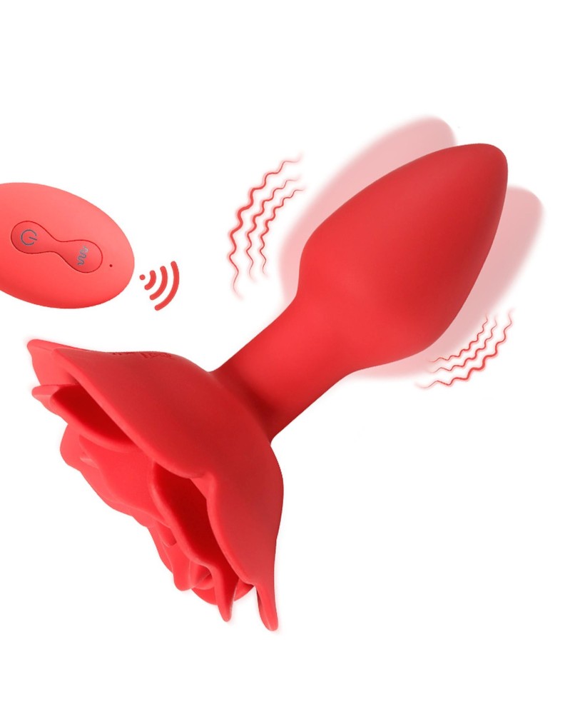 Rose rotating anal plug - Korek Analny