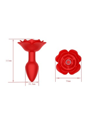 Rose rotating anal plug - Korek Analny