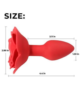 Rose rotating anal plug - Korek Analny
