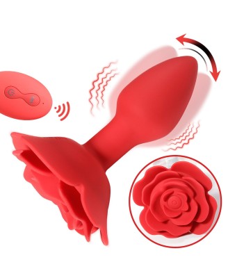Rose rotating anal plug - Korek Analny