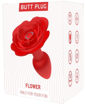 Rose rotating anal plug - Korek Analny