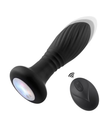 Lighting anal plug Czarny - Korek Analny