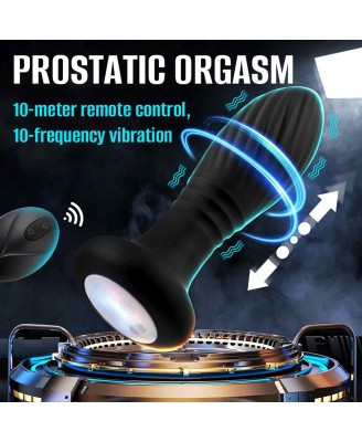 Lighting anal plug Czarny - Korek Analny