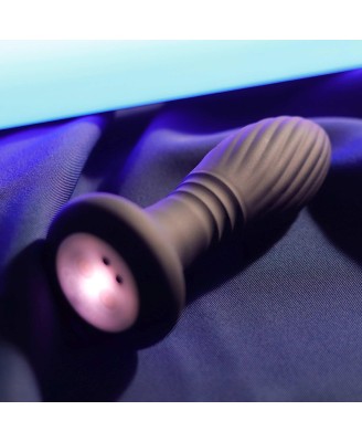 Lighting anal plug Czarny - Korek Analny