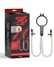 Humiliate Mouth Spreader with Nipple Clamps