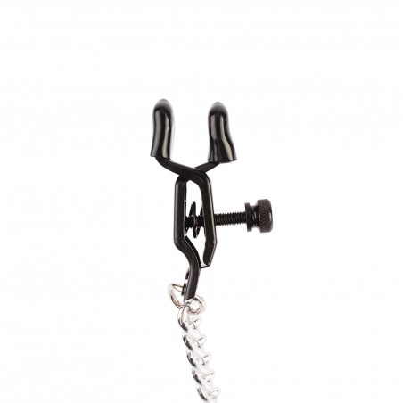 Humiliate Mouth Spreader with Nipple Clamps