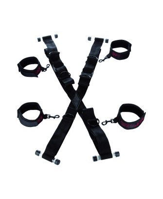 Scandal Over The Door Cross Black