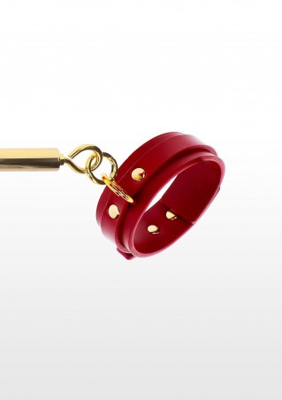 Spreader Bar with Ankle Cuffs Red