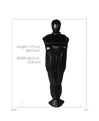 Body Bag with Nylon Straps - Black