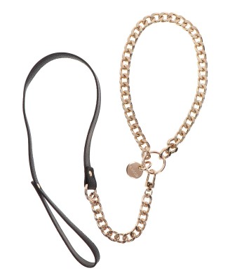 Statement Collar and leash Rose Gold