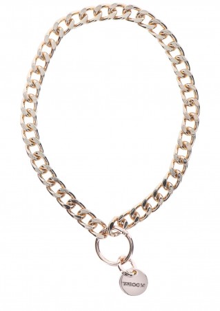 Statement Collar and leash Rose Gold
