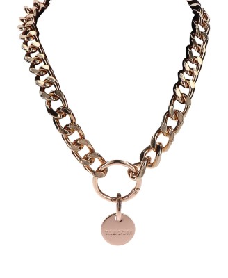 Statement Collar and leash Rose Gold