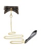 Studded Collar and Leash Black