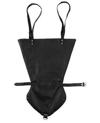 Zip-up Full Sleeve Arm Restraint - Black