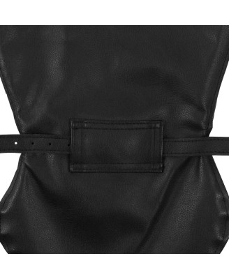Zip-up Full Sleeve Arm Restraint - Black