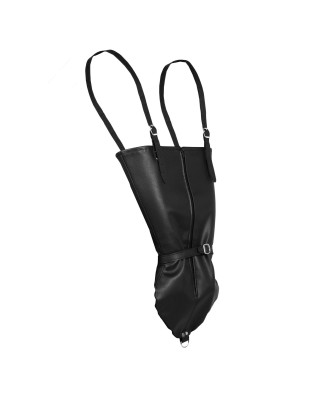 Zip-up Full Sleeve Arm Restraint - Black