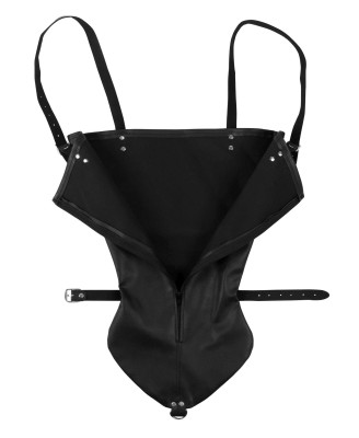 Zip-up Full Sleeve Arm Restraint - Black