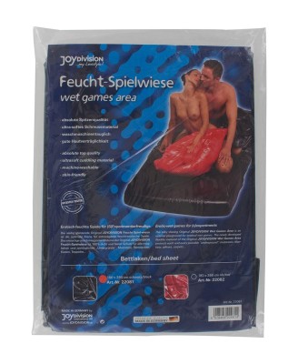 BDSM-Wet games area, bed sheet,180 x 260 cm, black