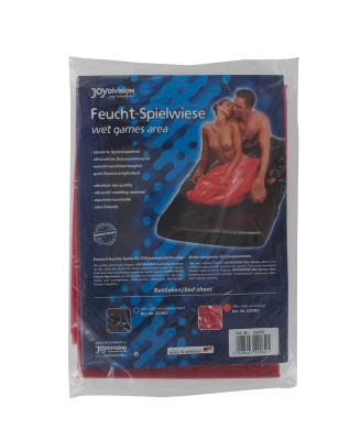 BDSM-Wet games area, bed sheet, 180 x 260 cm, red