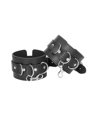 Bonded Leather Hogtie With Hand and Ankle Cuffs