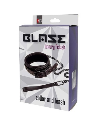 BLAZE COLLAR AND LEASH PURPLE