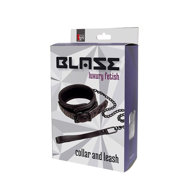 BLAZE COLLAR AND LEASH PURPLE