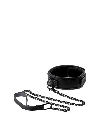 BLAZE COLLAR AND LEASH BLACK