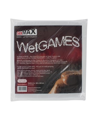 BDSM-SexMAX WetGAMES Sex sheet, 180 x 220 cm, white