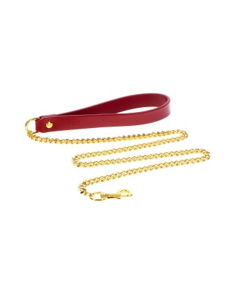 Chain Leash Red