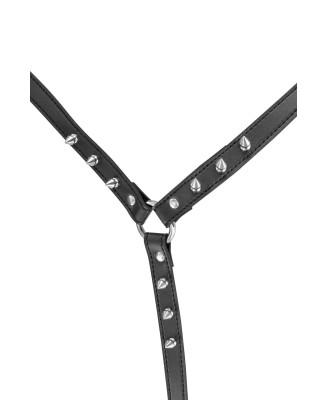 SEXY BUST HARNESS WITH SPIKES