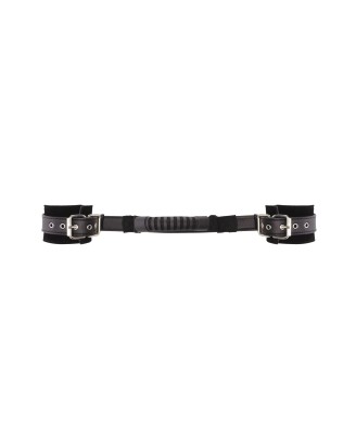 Bonded Leather Hand Cuffs With Handle
