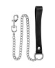 METAL LEASH WITH COW LEATHER WRIST