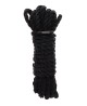 Bondage Rope 5 metrów - 7 mm Red - Czarny Snur do Krępowania