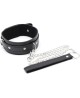 Fetish Fever - Collar with leash - Black