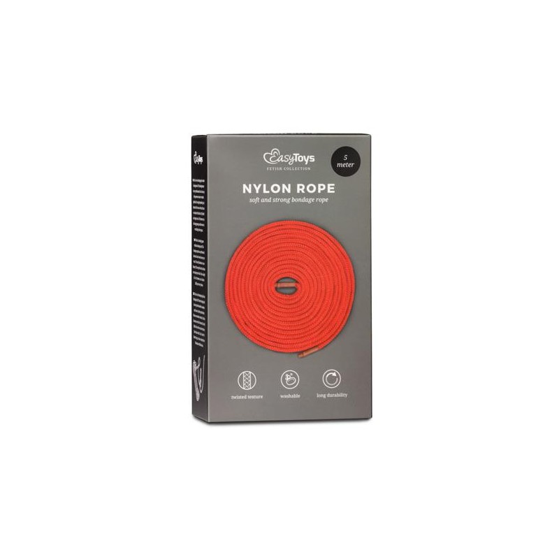 Wiązania-Red Bondage Rope - 5m