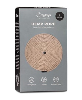 Wiązania-Hemp Bondage Rope 5M