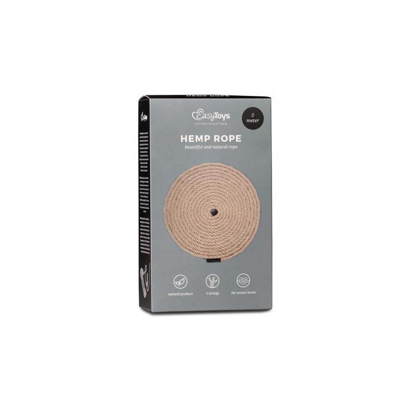 Wiązania-Hemp Bondage Rope 5M