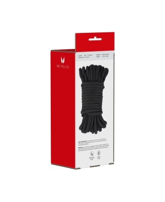 Me You Us Tie Me Up Rope Black 10m - Sznur do krępowania - Czarny