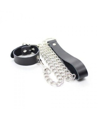 Wiązania-Guinzaglio da polso Chain Leash black
