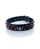 Fetish B - Series - Collar 3 cm. red crystal