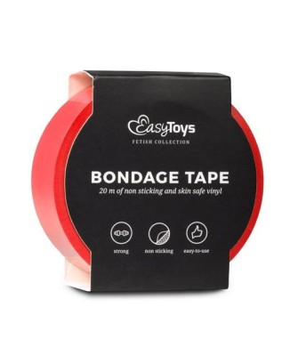 Wiązania-Red Bondage Tape 20 m