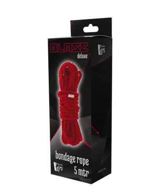 BLAZE DELUXE BONDAGE ROPE 5M RED