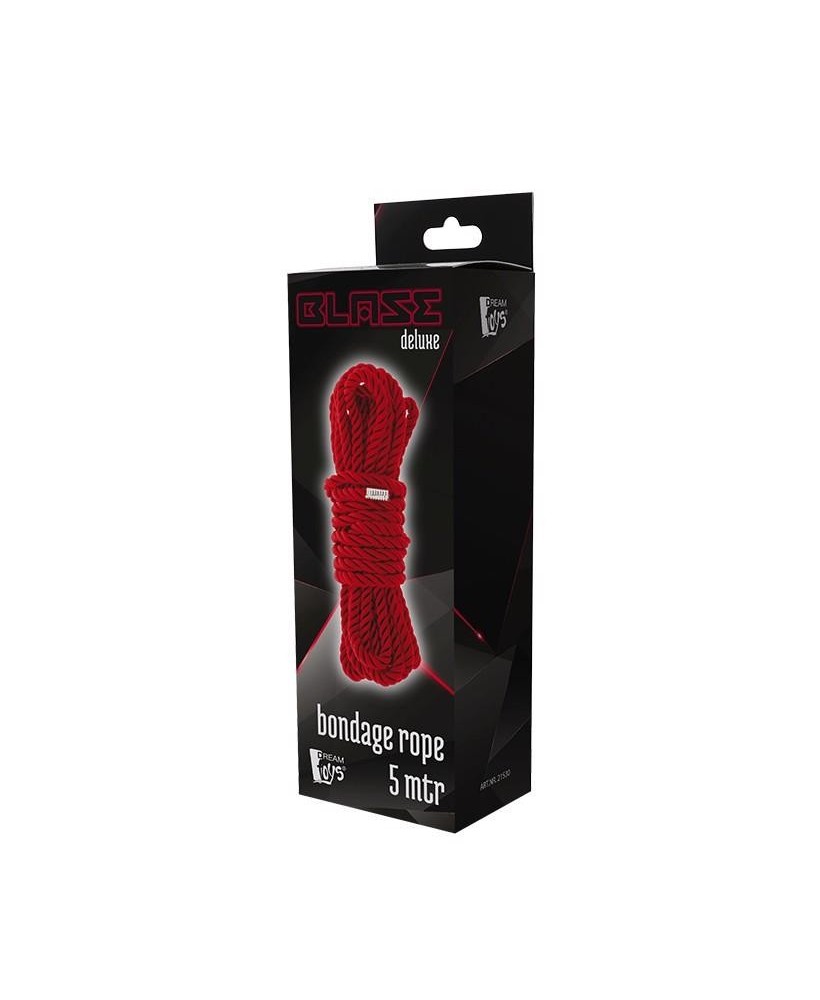 BLAZE DELUXE BONDAGE ROPE 5M RED