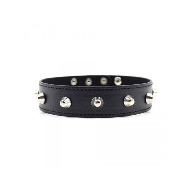Wiązania-Collare Spikes Collar black