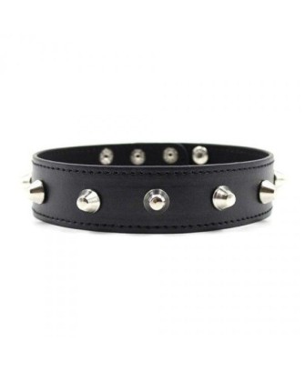 Wiązania-Collare Spikes Collar black