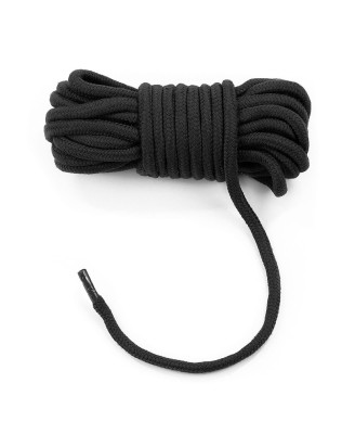 10 meters Fetish Bondage Rope - Sznur do krępowania - Czarny