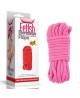 10 meters Fetish Bondage Rope - Sznur do krępowania - Róż