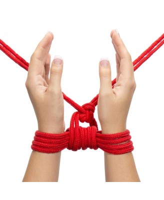 10 meters Fetish Bondage Rope - Sznur do krępowania - Czerwony