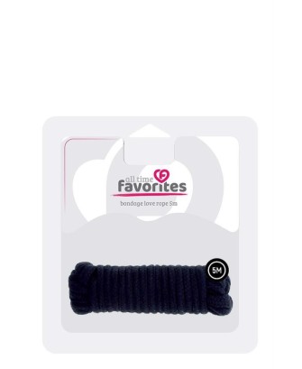 ALL TIME FAVORITES LOVE ROPE - 5M BLACK