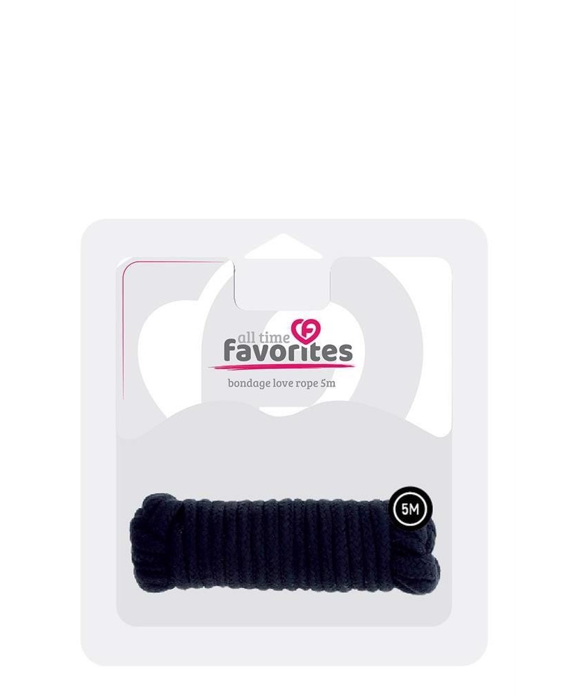 ALL TIME FAVORITES LOVE ROPE - 5M BLACK